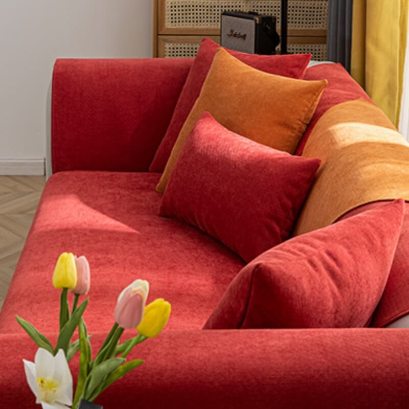 Bequemer Sofa-Schutzbezug aus Chenille