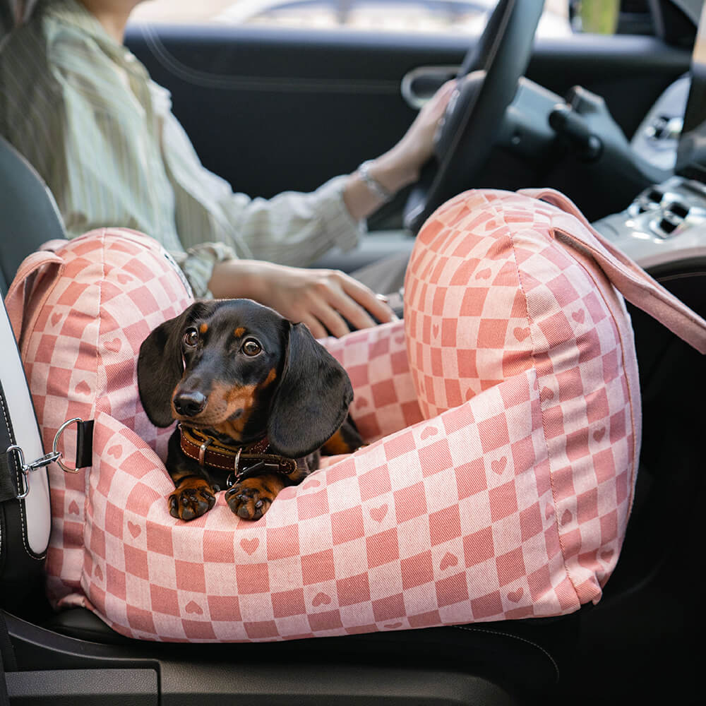 Sicheres Abnehmbares Hunde-Autositzbett | Erste Klasse
