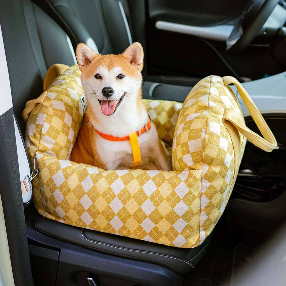 Sicheres Abnehmbares Hunde-Autositzbett | Erste Klasse