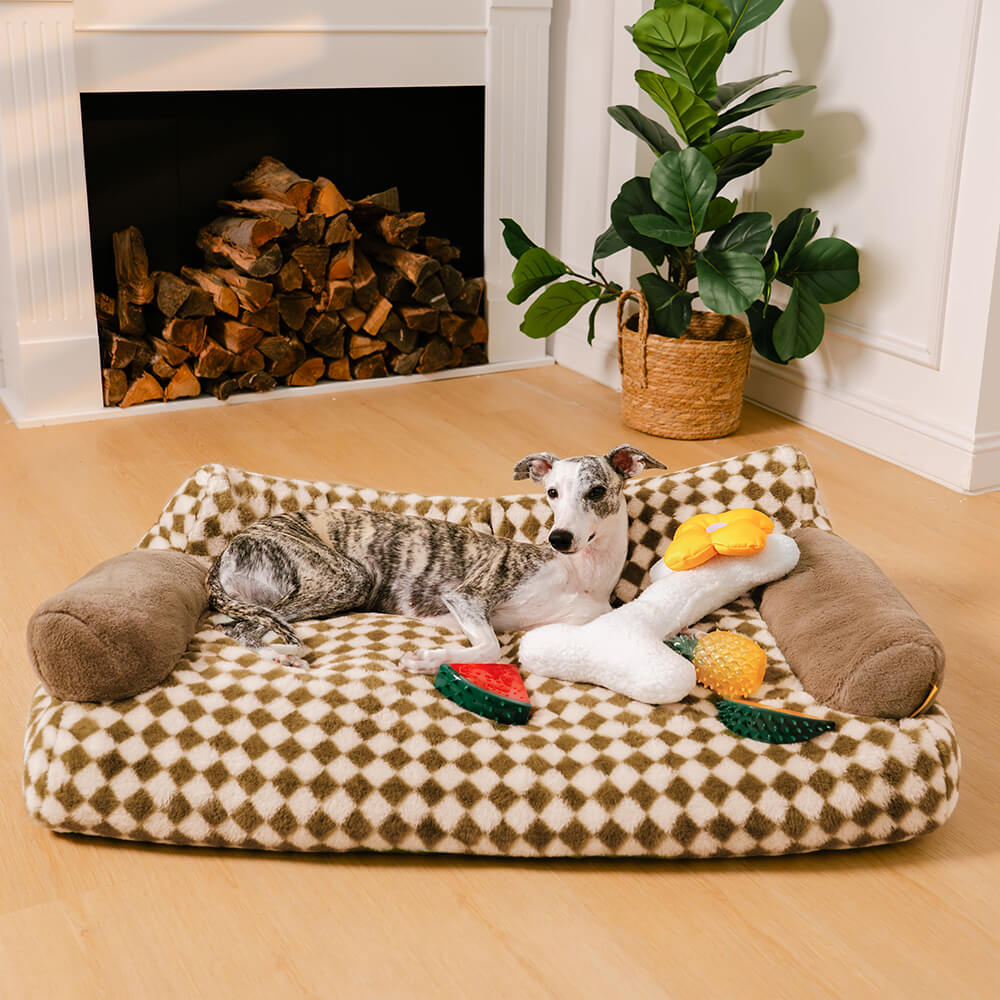 Vintage Leisure Diamond Schlafsofa für Hunde und Katzen