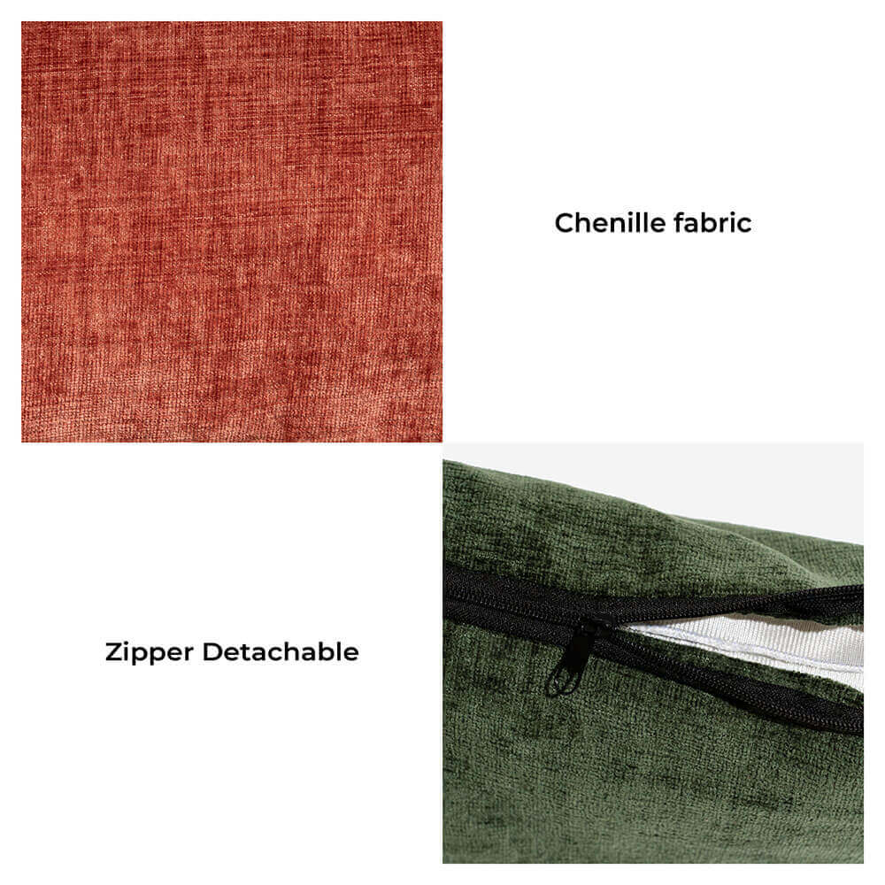 Vintage Chenille waschbares weiches Katzen-Sofa-Bett