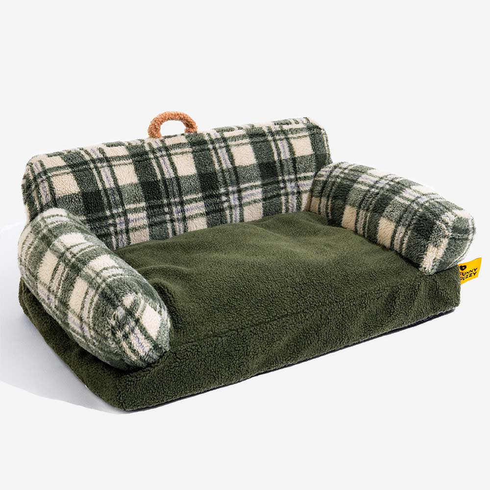 Waschbares Beruhigendes Schlafsofa für Hunde und Katzen im Vintage-Karosstil