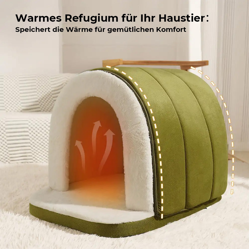Höhlenstil Warmes Tiefschlaf Gemütliches Katzenhöhle Hundehütte
