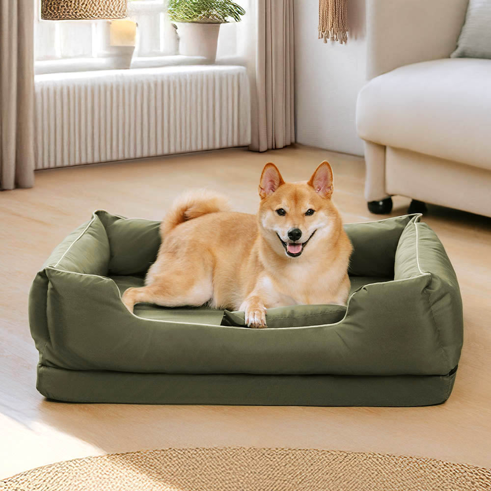 Nordischer Stil wasserdichter kratzfester waschbarer Hundesofa-Bett mit Kissen