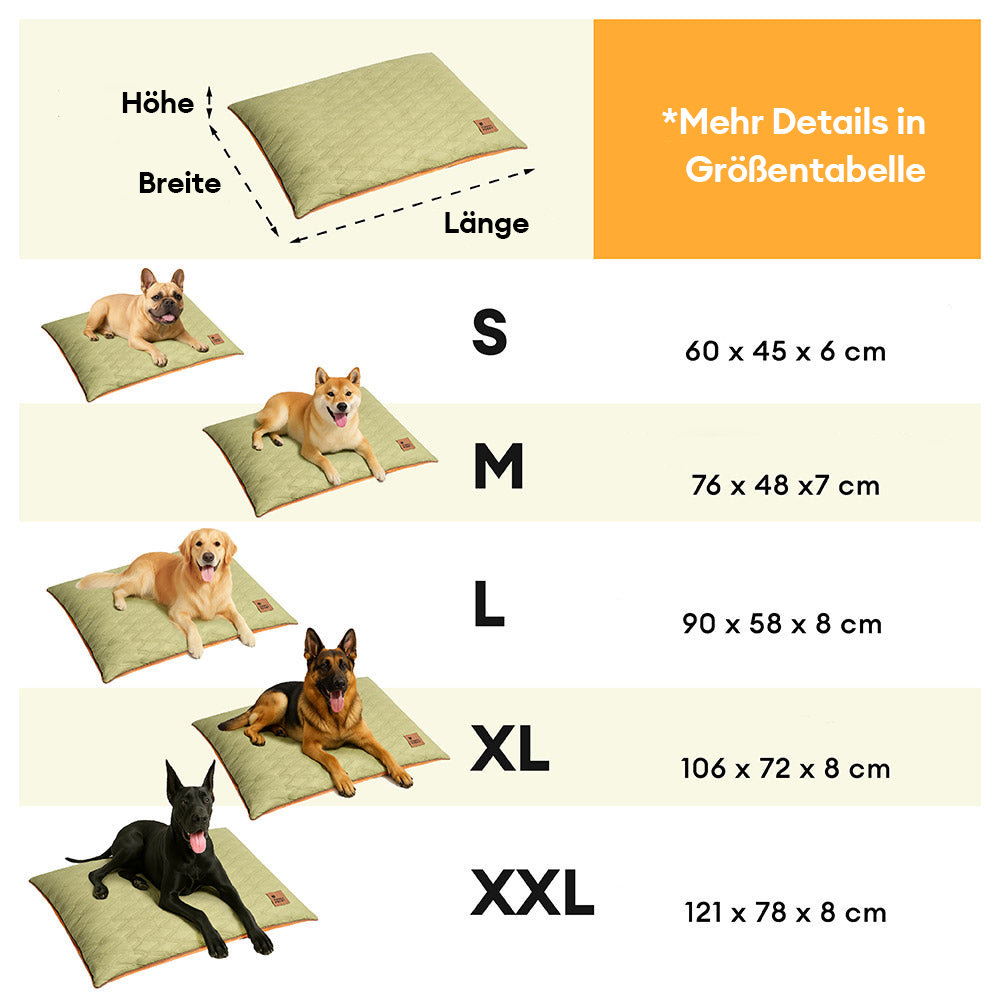 Luxuriöse wasserabweisende beidseitige beruhigende Hundematte