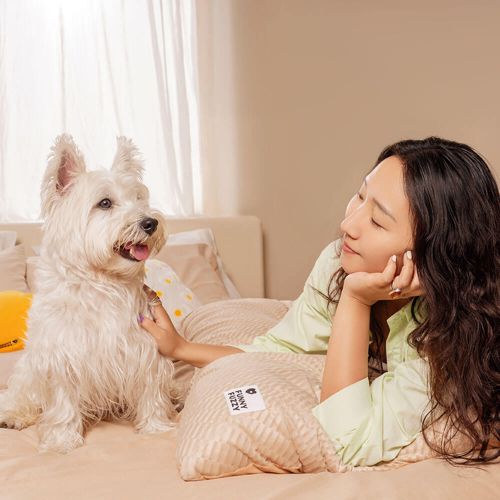 Doppelseitige gemütliche Plüsch Beruhigende Waschbare Hundematten