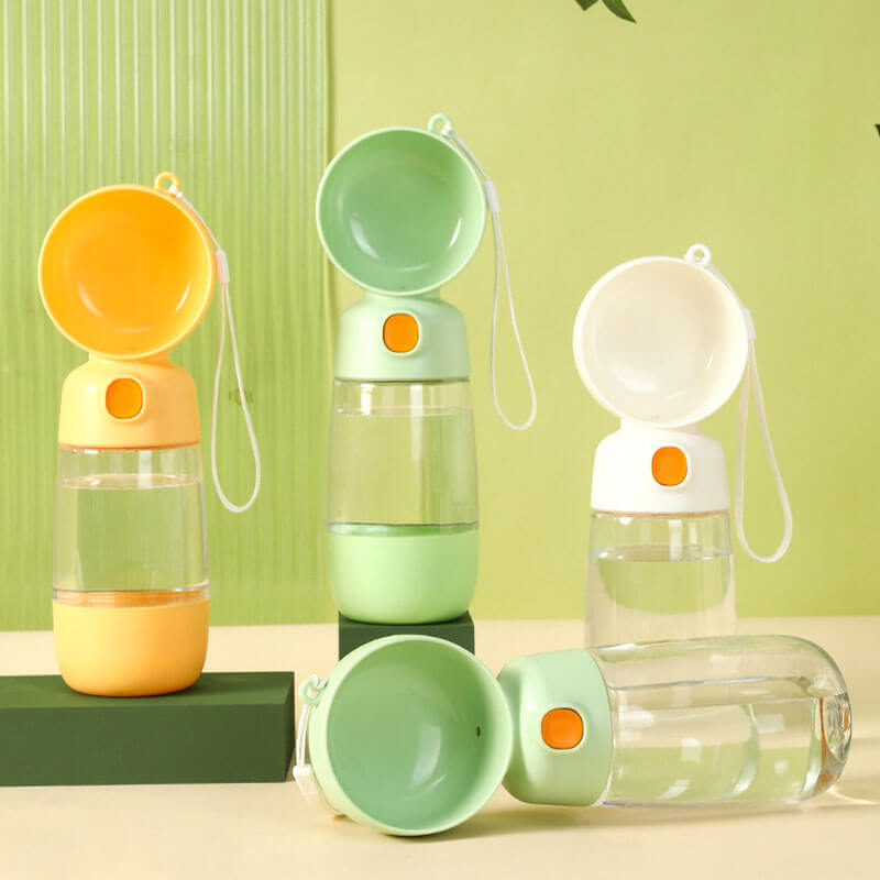 2-in-1 Tragbare Outdoor-Wasserflasche für Hunde