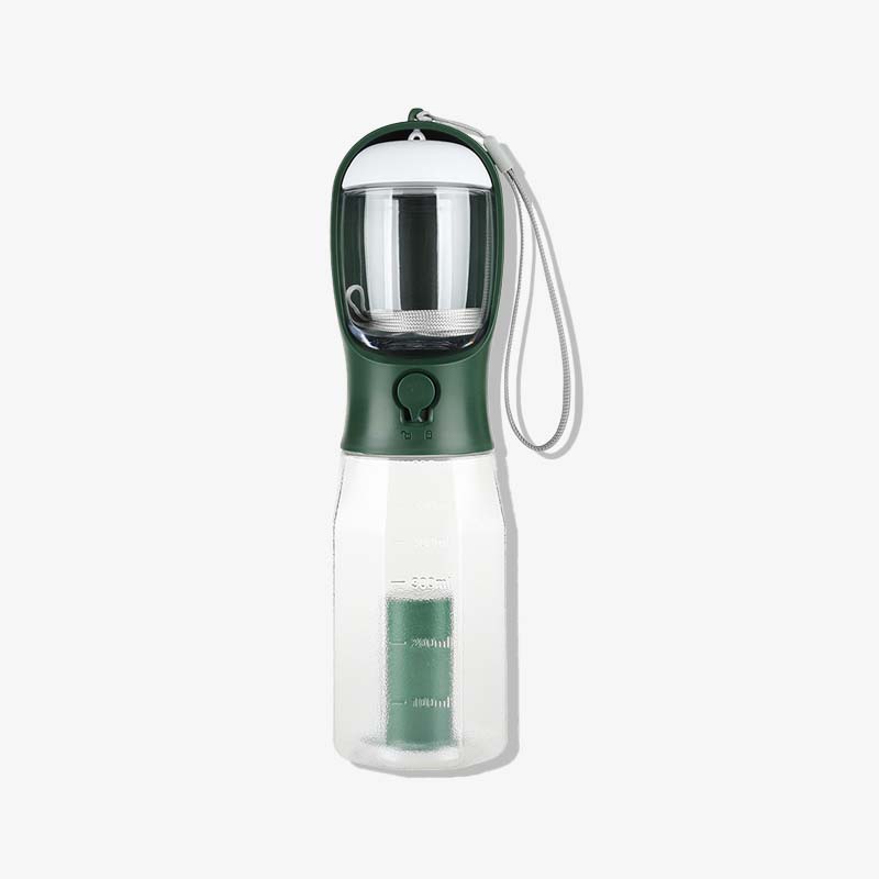 3-in-1-Multifunktionen-Wasserflasche für den Hundespaziergang