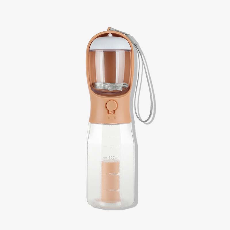 3-in-1-Multifunktionen-Wasserflasche für den Hundespaziergang