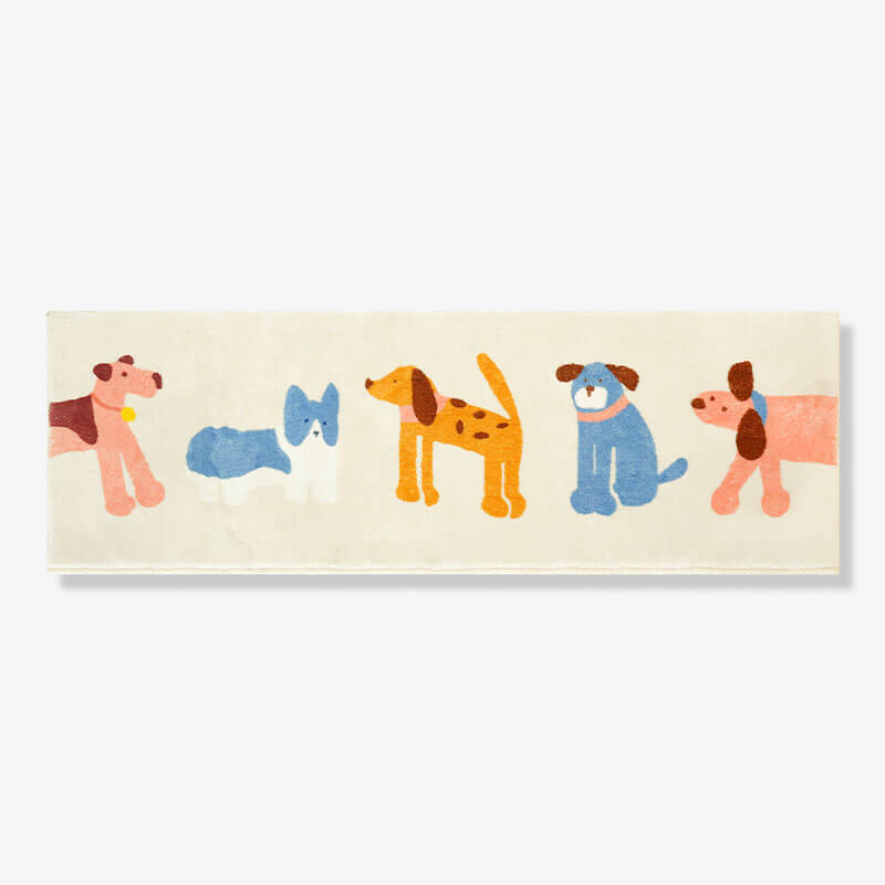Haustiermatte mit Entzückendem Katzen- und Hundemuster