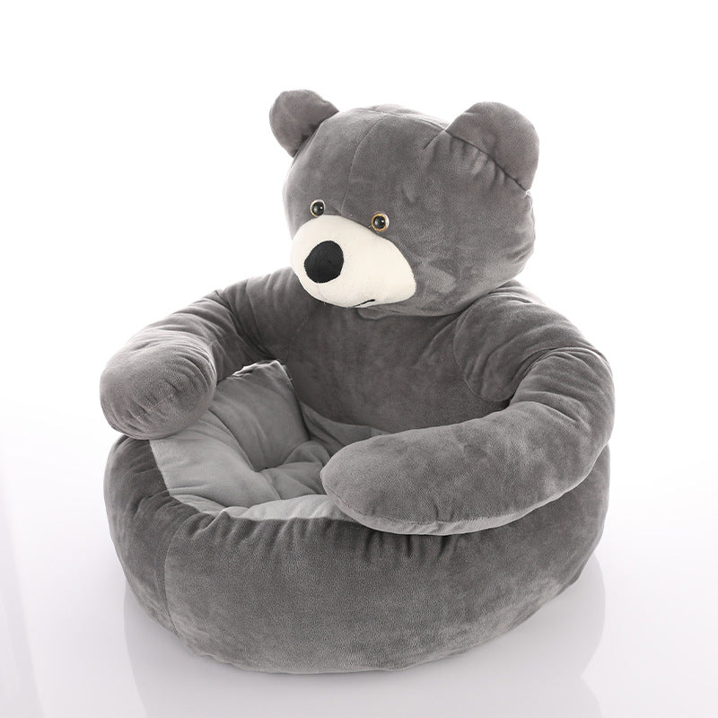 Süßes Abnehmbares Kuschelbär-Haustierbett