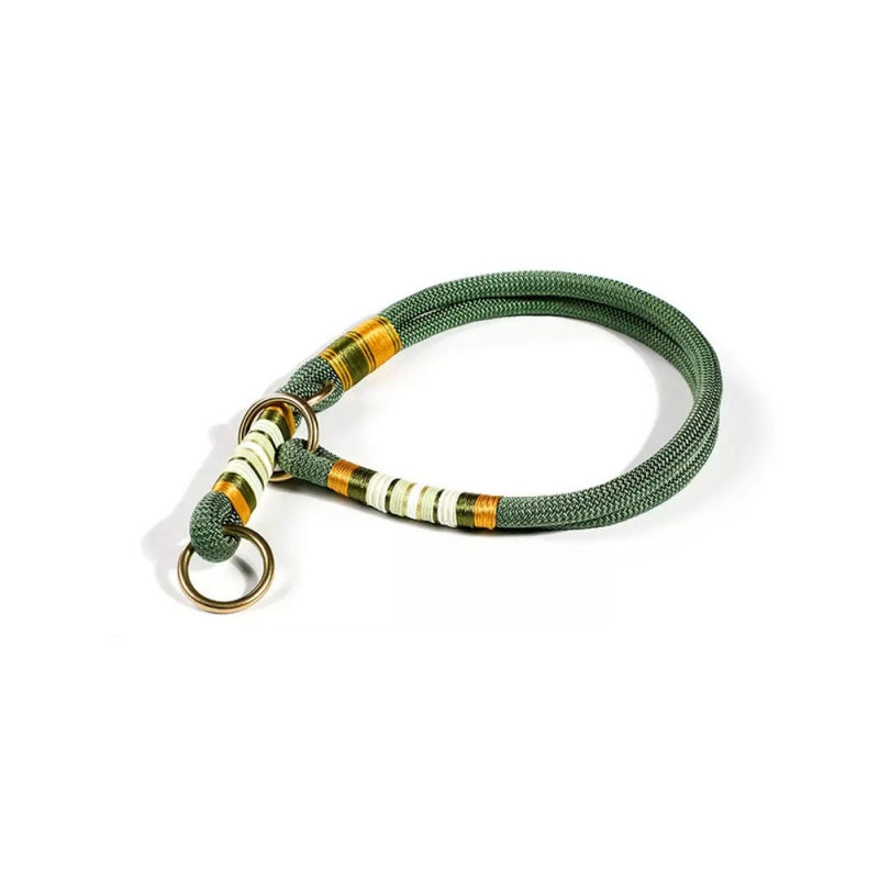 Handgestrickter geflochtener Seil-Halsband ohne Ziehen, coole Hundezubehör für das Training