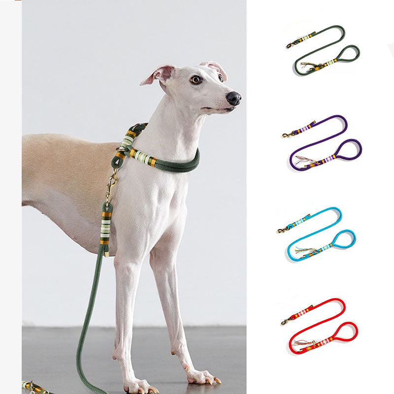 Handgeknüpfte Geflochtene Seil coole Hundezubehör Trainingsleine