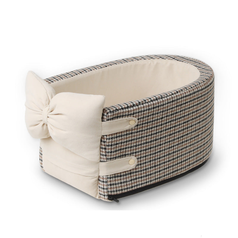 Hahnentritt Ausschau-Konsole Fliege Haustier-Autositz