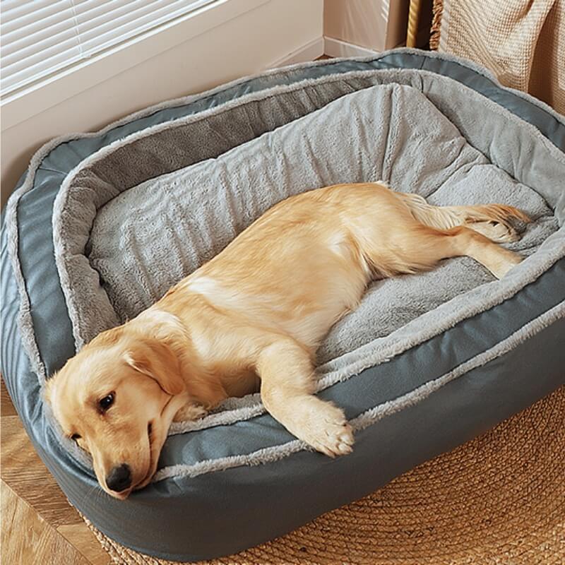 Großes Warmes Tiefschlafbett Hundebett