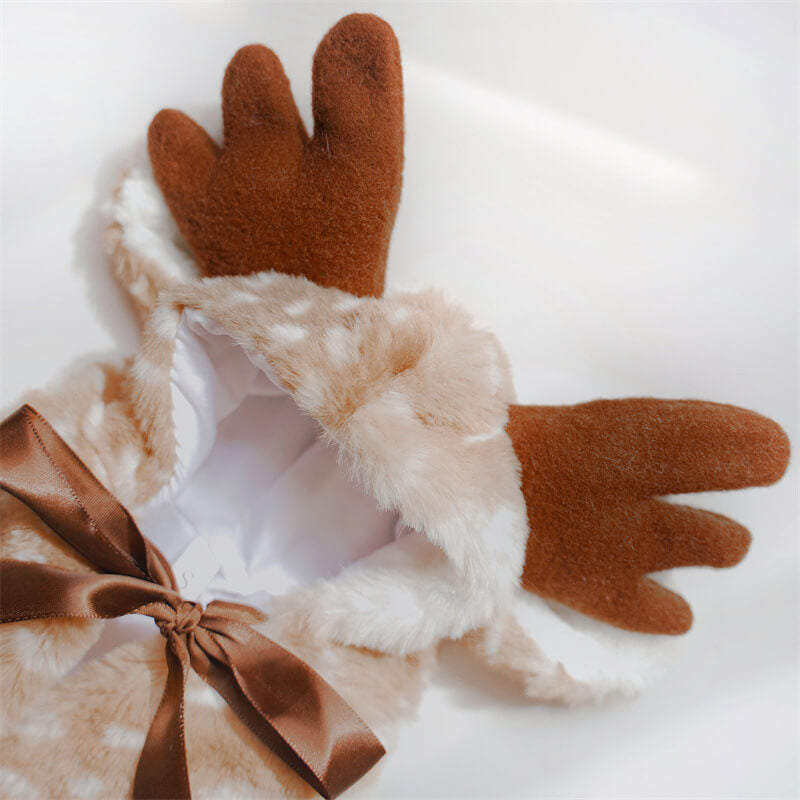 Haustierkleidung Plüsch Elch Cape Hund & Katze Kostüme Luxus Hundegeschenke