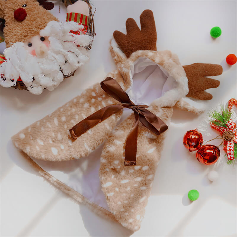 Haustierkleidung Plüsch Elch Cape Hund & Katze Kostüme Luxus Hundegeschenke