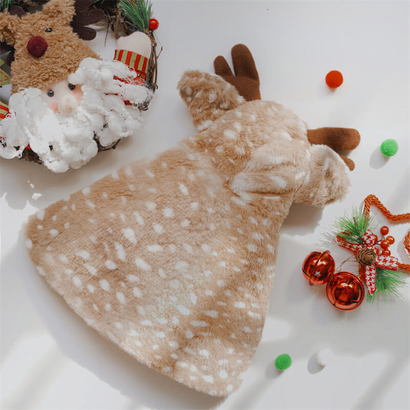 Haustierkleidung Plüsch Elch Cape Hund & Katze Kostüme Luxus Hundegeschenke