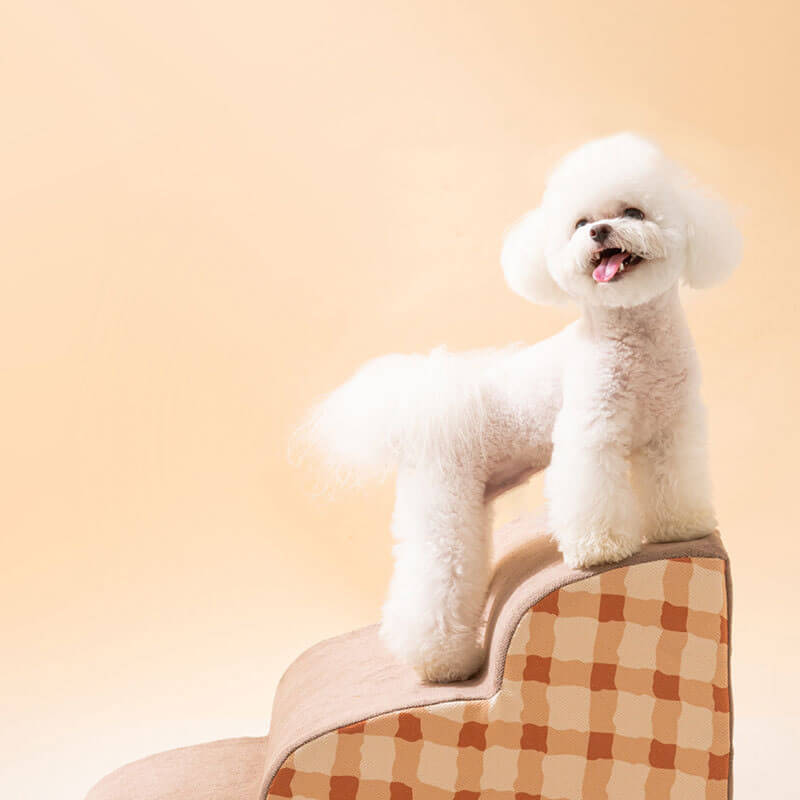 Abnehmbare Hundetreppe mit einfachem Muster für Haustierkletterleiter