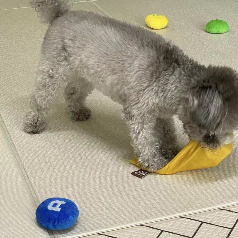 Plüsch-Süßigkeitenspielzeug Tibetisches Futterspielzeug Hundespielzeug