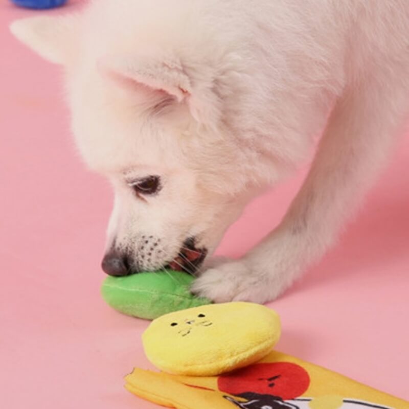 Plüsch-Süßigkeitenspielzeug Tibetisches Futterspielzeug Hundespielzeug