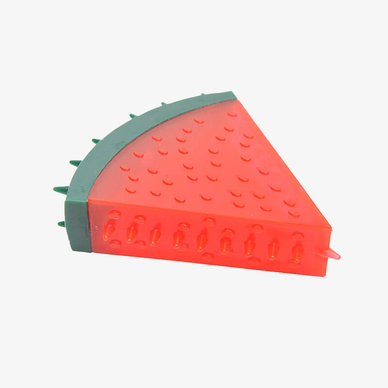 Beißspielzeug aus Gummi mit Wasserfüllung in Form einer gefrorenen Frucht für Hunde