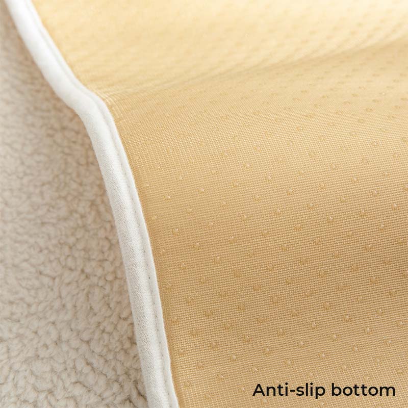 Wasserdichter Rutschfest Dicker Flauschiger Sofabezug aus Sherpa-Fleece