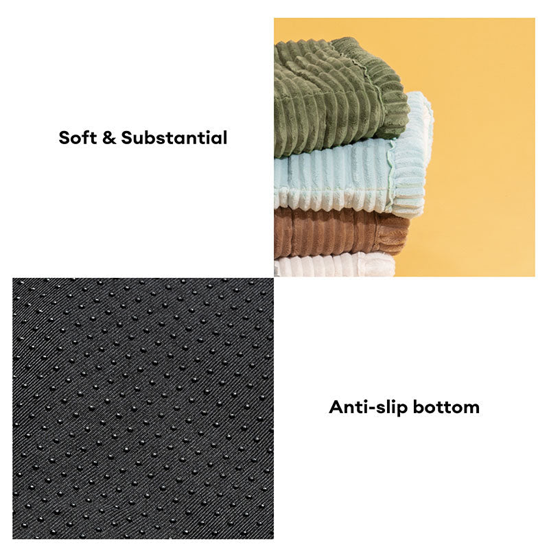 Waffle-Keks Sofabezug - Gemütliches Weiches Atmungsaktives Flanell Haustiermatte - Genießen Sie köstlichen Komfort!