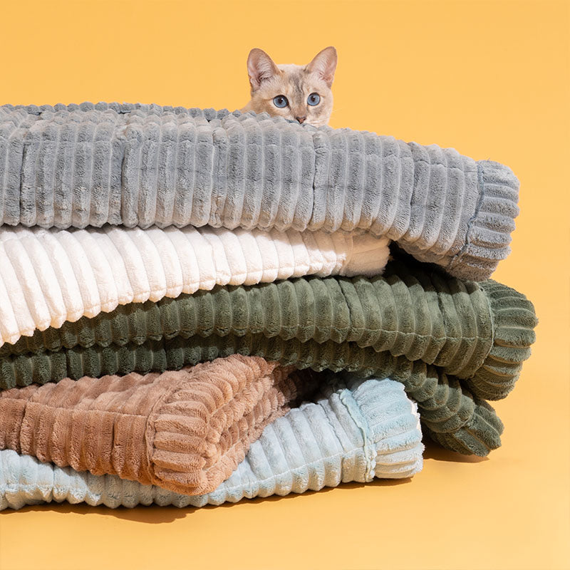 Waffle-Keks Sofabezug - Gemütliches Weiches Atmungsaktives Flanell Haustiermatte - Genießen Sie köstlichen Komfort!