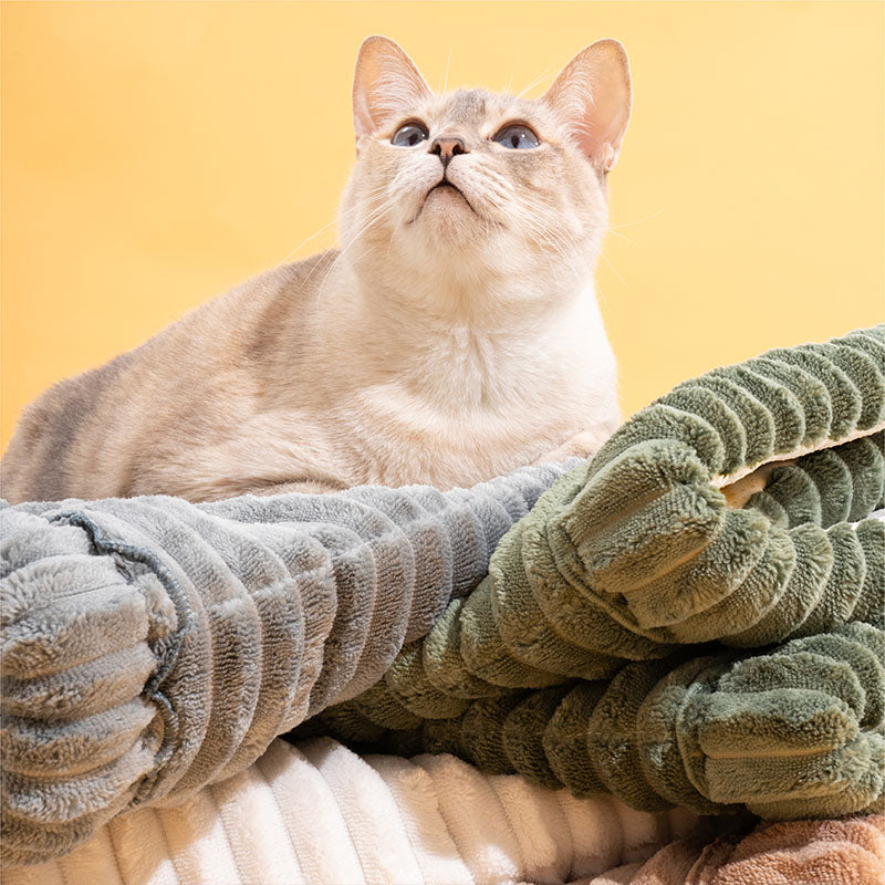 Waffle-Keks Sofabezug - Gemütliches Weiches Atmungsaktives Flanell Haustiermatte - Genießen Sie köstlichen Komfort!