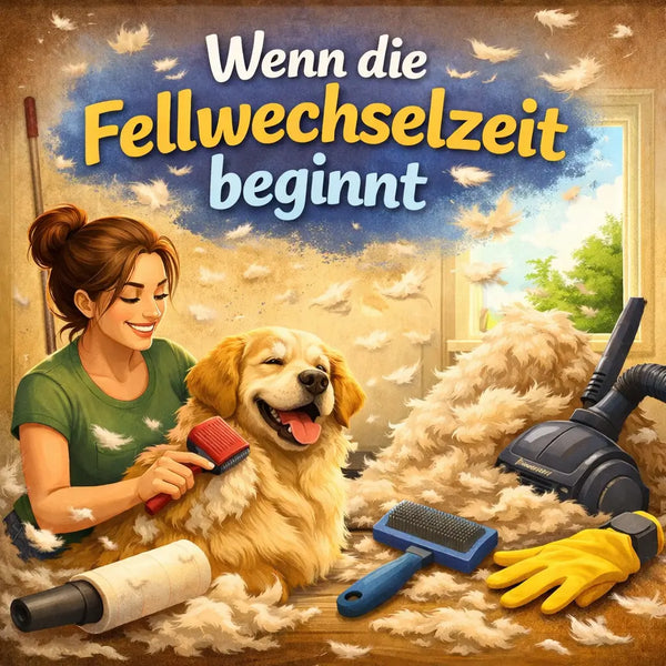Wenn die Fellwechselzeit beginnt