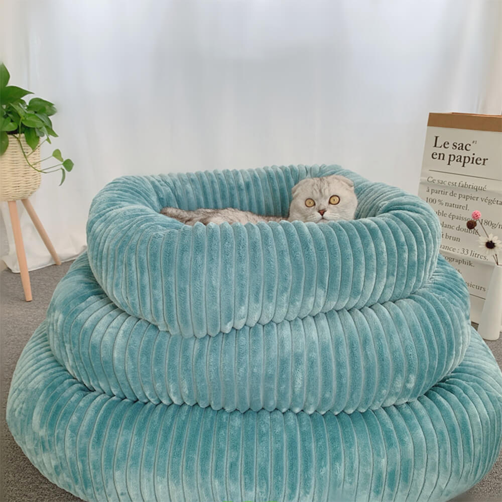 Luxuriöses Flauschiges Warmes  Langlebiges All-in-One-Schlafsofa für Hunde und Katzen