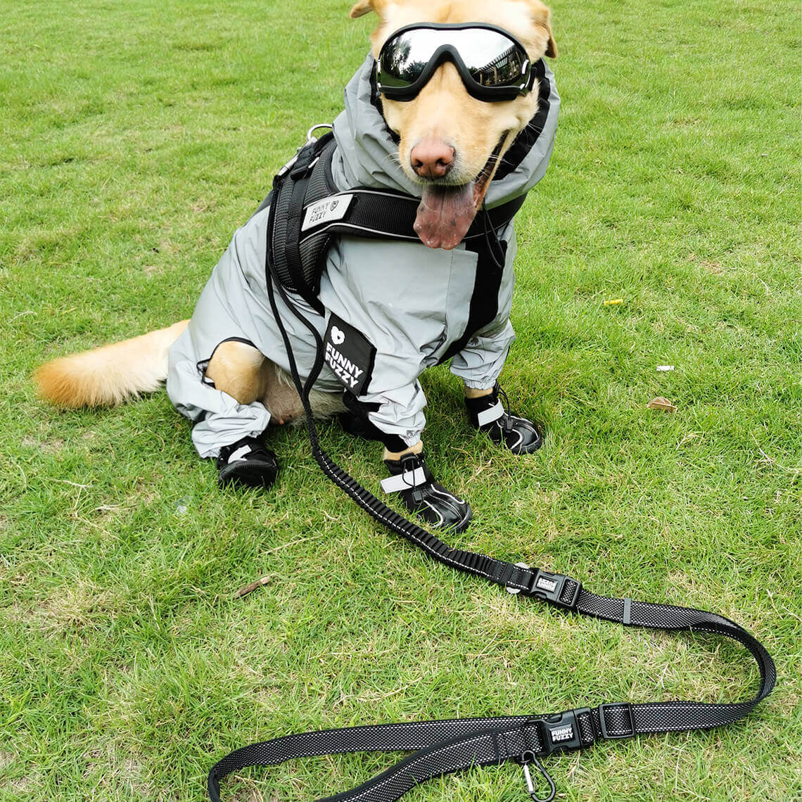 Reflektierender Wetterfester Wasserdichter Cooler Hunde-Regenmantel