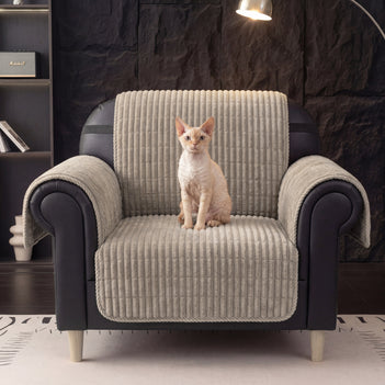 Einteilige gemütliche Flanell-Sofa-Schutz rutschfeste Recliner-Stuhlhüllen