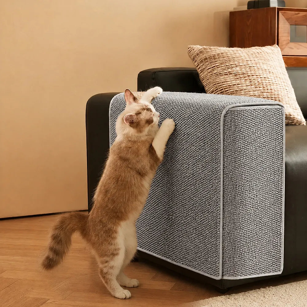 Faux Sisal Kratzfeste Sofaarmlehne Schutzabdeckung für Katzen