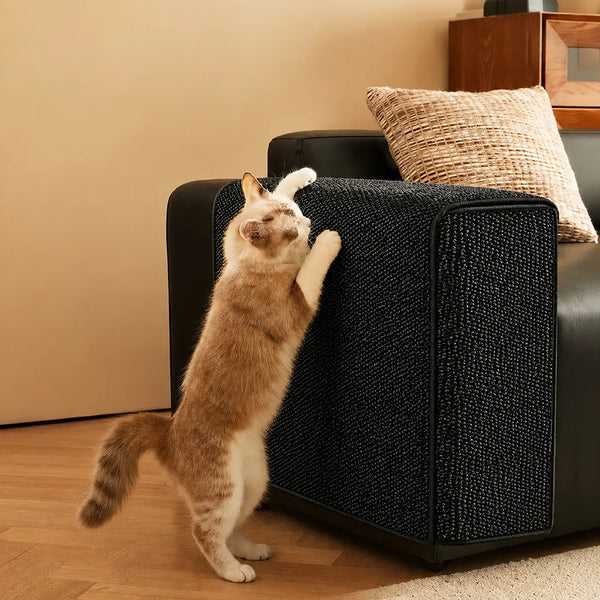 Faux Sisal Kratzfeste Sofaarmlehne Schutzabdeckung für Katzen