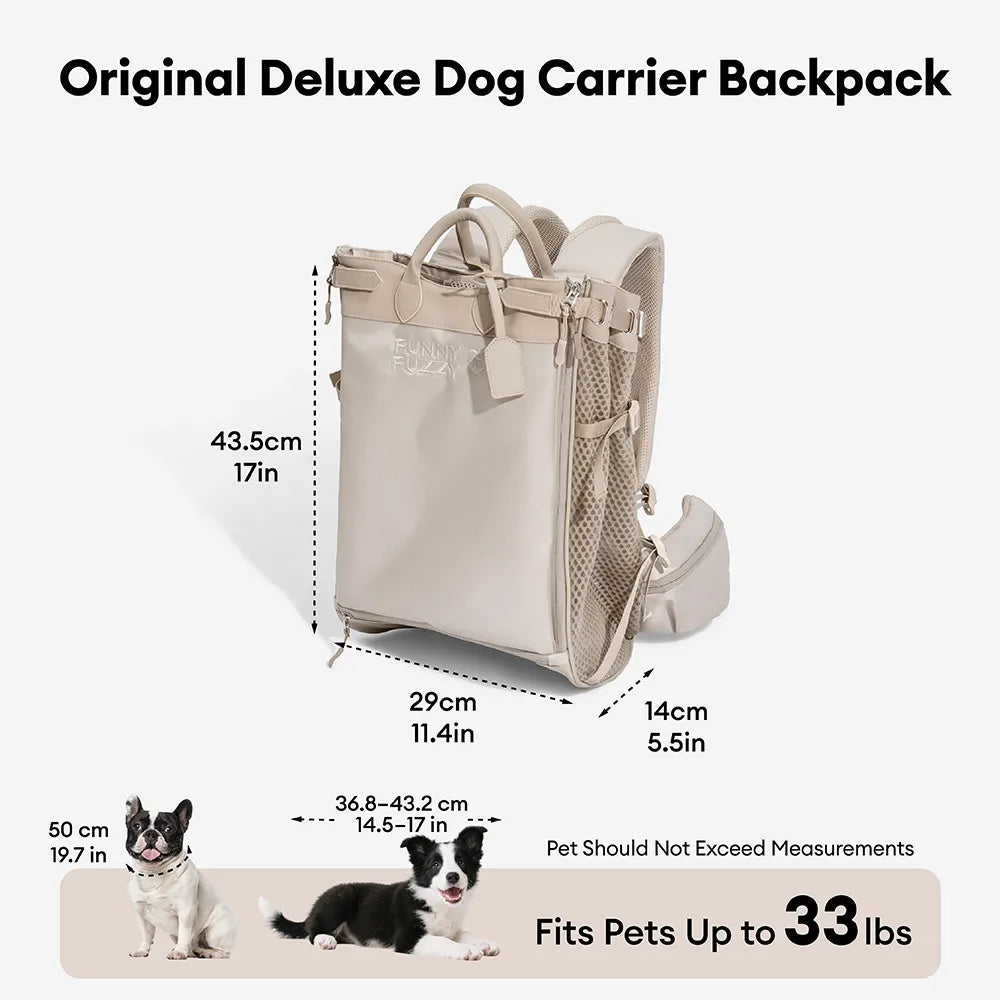 Hundetransport-Rucksack - Urbanes Herumstreifen