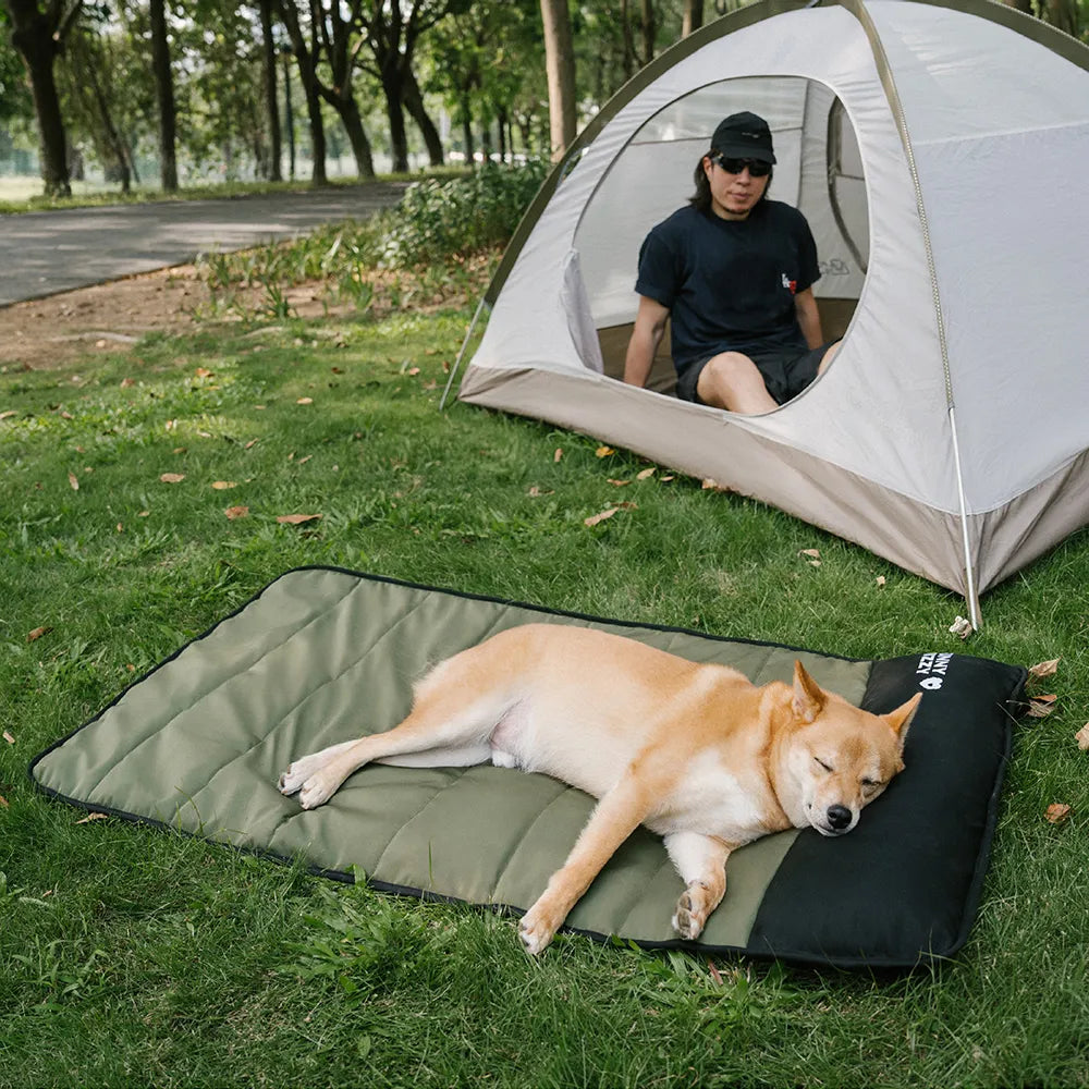 Transportable wasserdichte Hundematte - Urbanes Umherstreifen