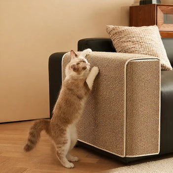 Faux Sisal Kratzfeste Sofaarmlehne Schutzabdeckung für Katzen
