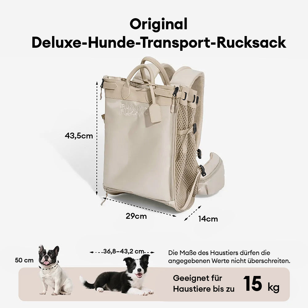 Hundetransport-Rucksack - Urbanes Herumstreifen