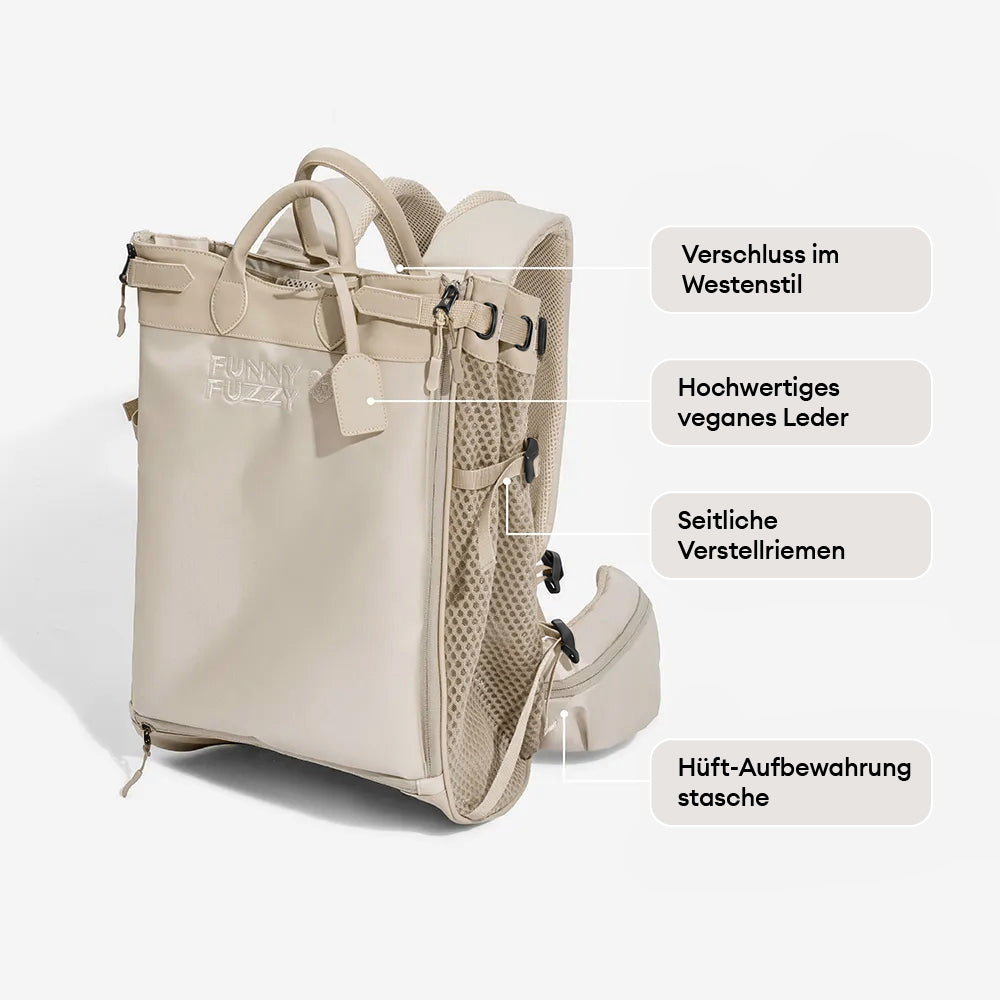 Hundetransport-Rucksack - Urbanes Herumstreifen