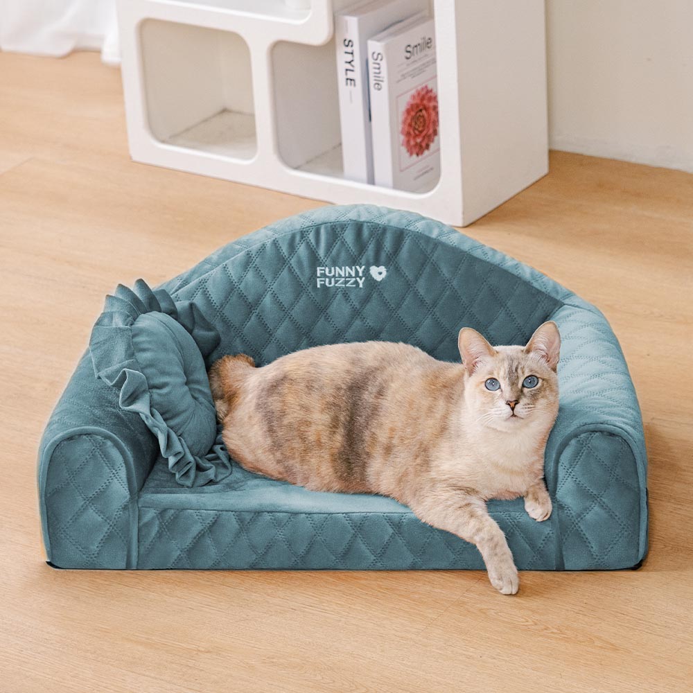 Pinky Gemütliches Indoor-Sofa Beruhigendes Katzenbett - Prinzessin Lord