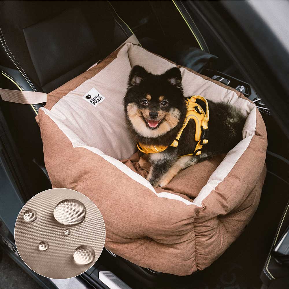 Wasserdichtes & Verdicktes Einzelsitz Hundeautositzbett