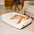 Großes Weiches Stützendes Orthopädisches Eckhundebett mit Kopfstütze - Cloudy Napper