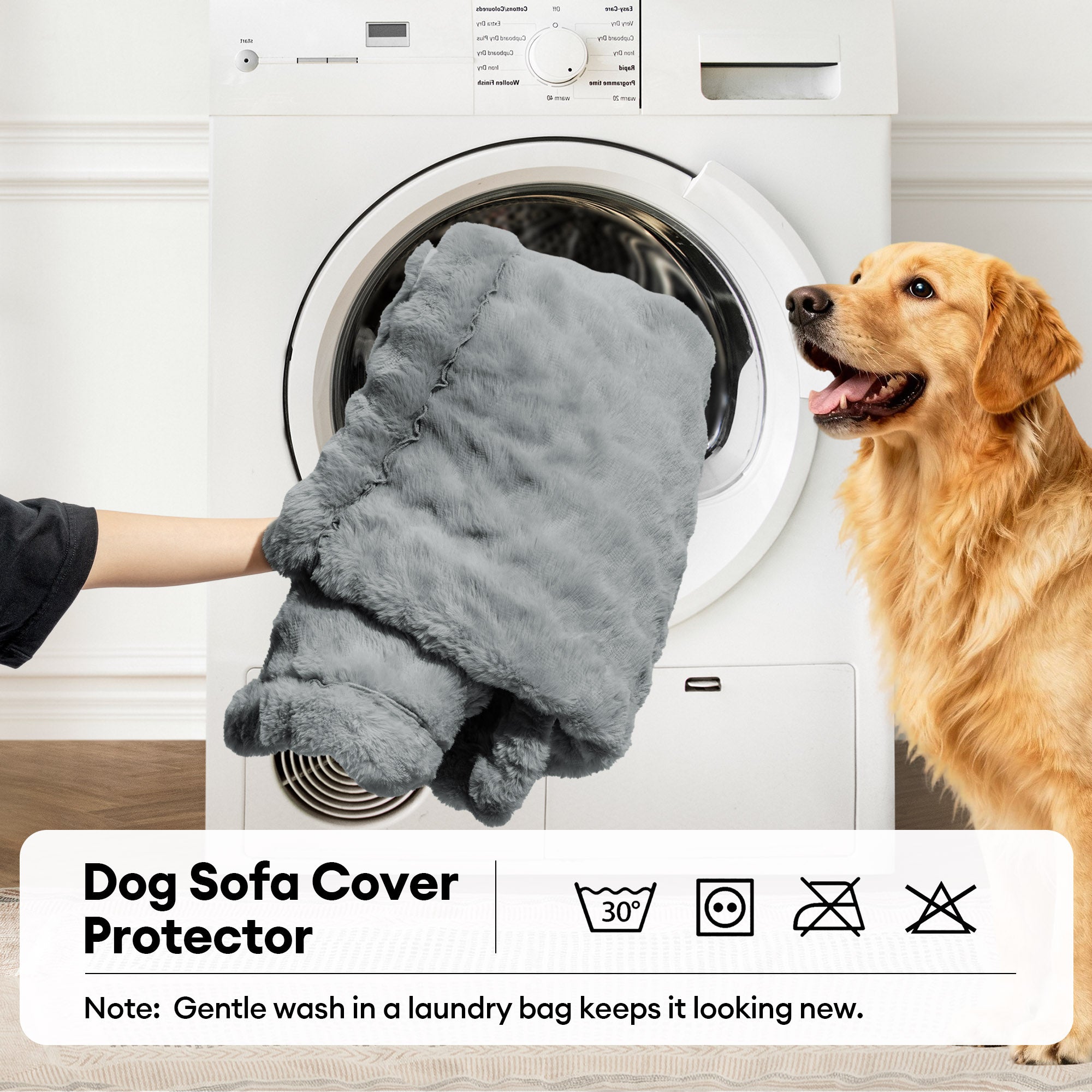 Fluffy Plüsch Kunstpelz Warme Haustiermatte Rutschfeste Couchdecke