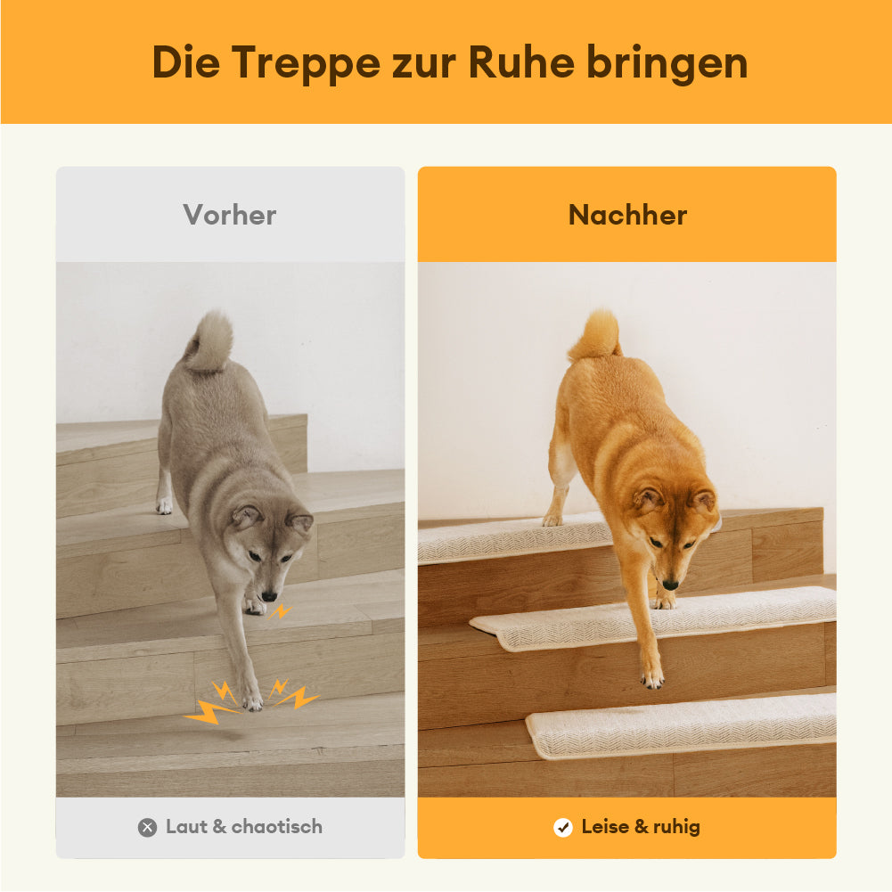 Federbein verschleißfeste Treppenschutzband für Teppichtreppen