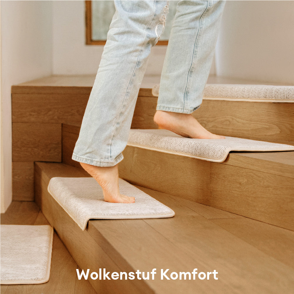 Federbein verschleißfeste Treppenschutzband für Teppichtreppen