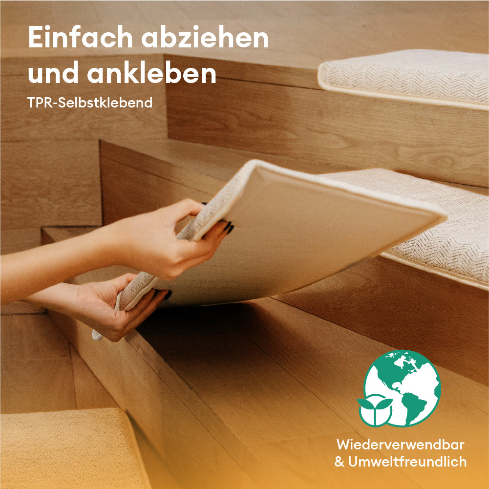 Federbein verschleißfeste Treppenschutzband für Teppichtreppen