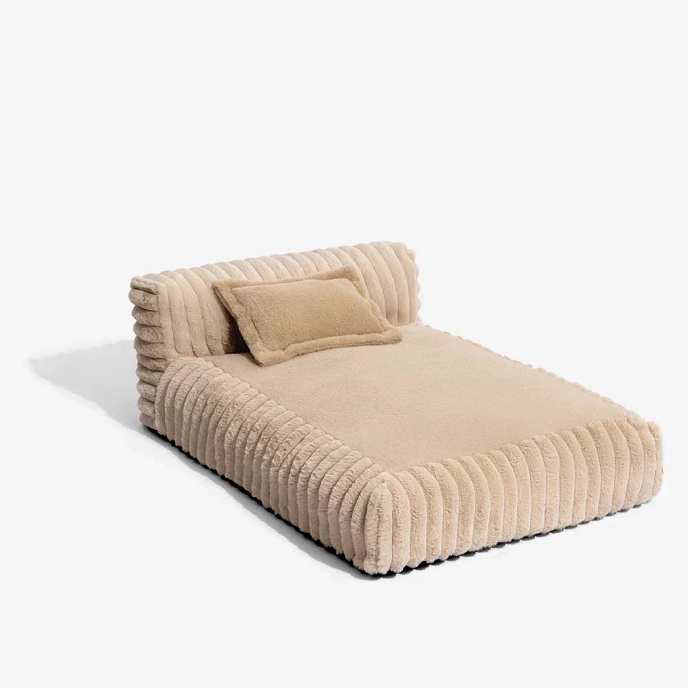 Mini-Plüsch-Hausstil Rückenstütze Orthopädisches Bett für kleine Hunde - TinyNest