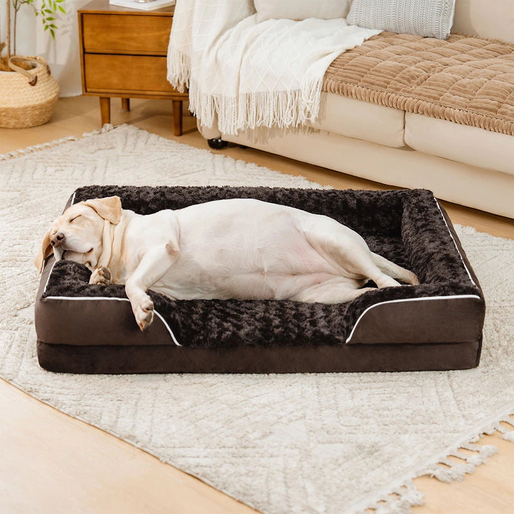 Abnehmbares Wasserdichtes Vollständig Umschließendes Orthopädisches Hundebett